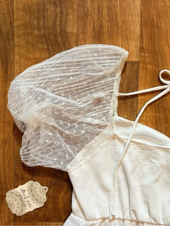 Altar'd State Natalie Dress Sweetheart Tie A-Line Short Dress Size Large NWT - Picture 4 of 9